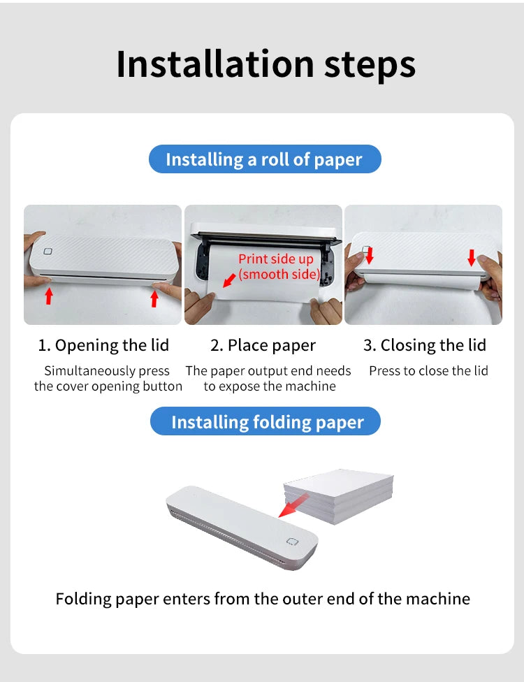 Inkless Portable Printer By TheUniQiuck