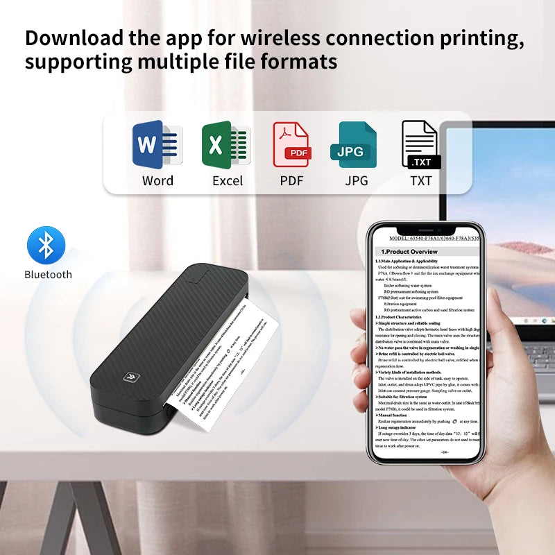 Inkless Portable Printer By TheUniQiuck