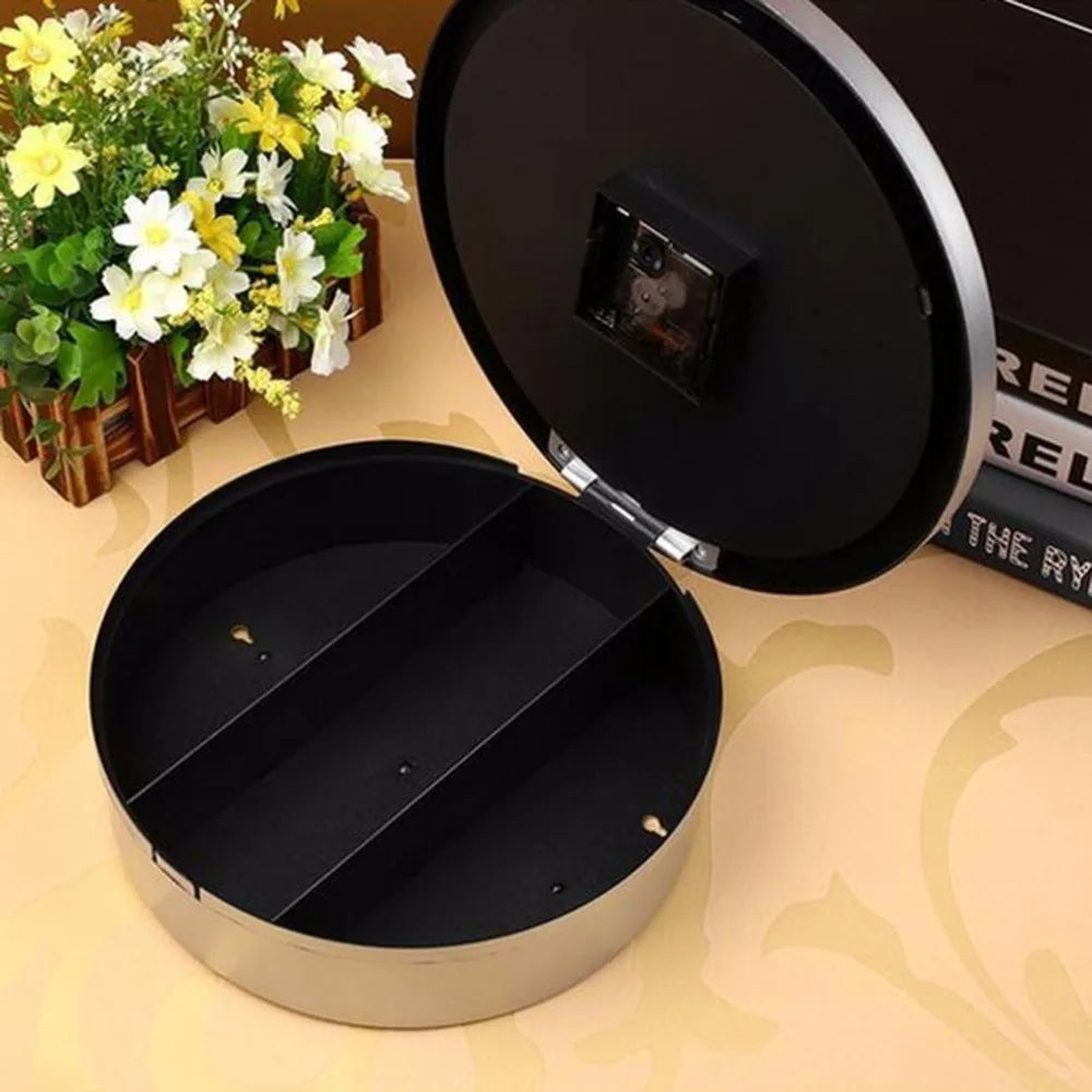 Hidden Safe Wall Clock Money Jewellery Stuff Storage Ideal for Home Office