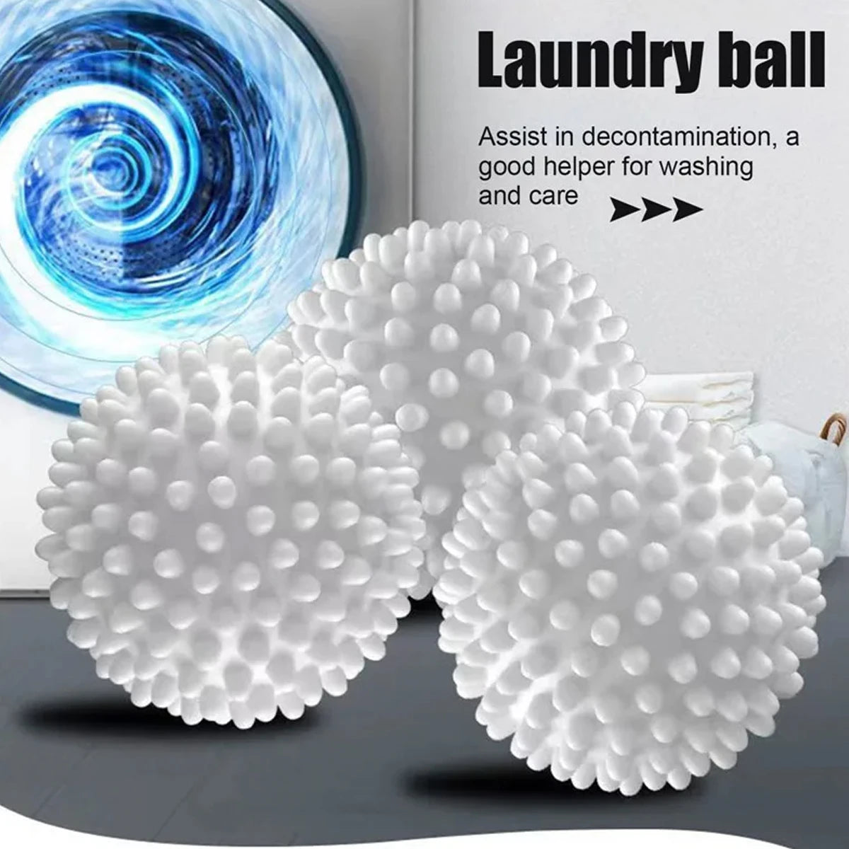 Laundry Ball for Washing Machines to Remove Dirt and Prevent Entanglement Hair