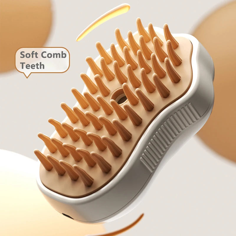 3 in 1 Steamy Pet Brush for Cat/Dog