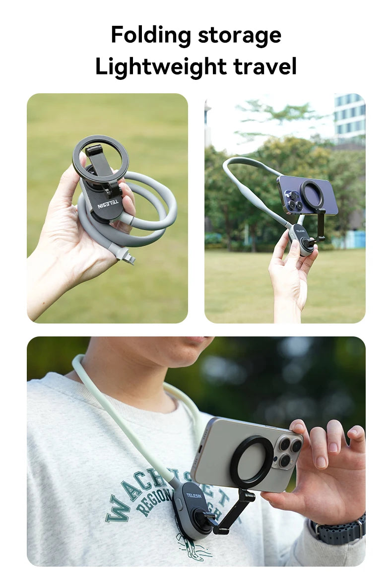 TUQ Silicone Magnetic Quick Release Neck Mount