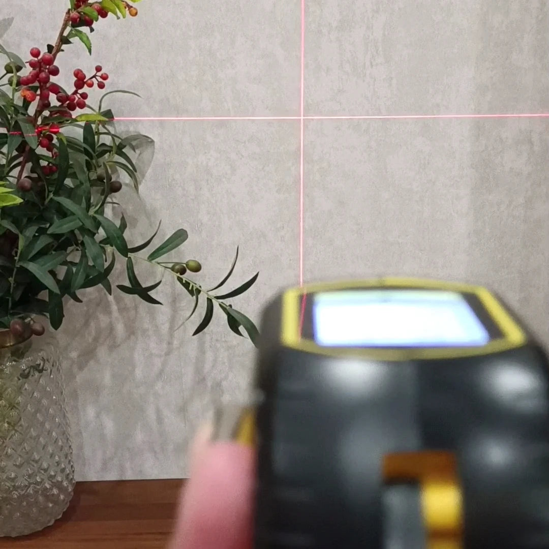 Digital High Precision Laser Tape Measure 3 In 1 Range finder Steel Tape Measure