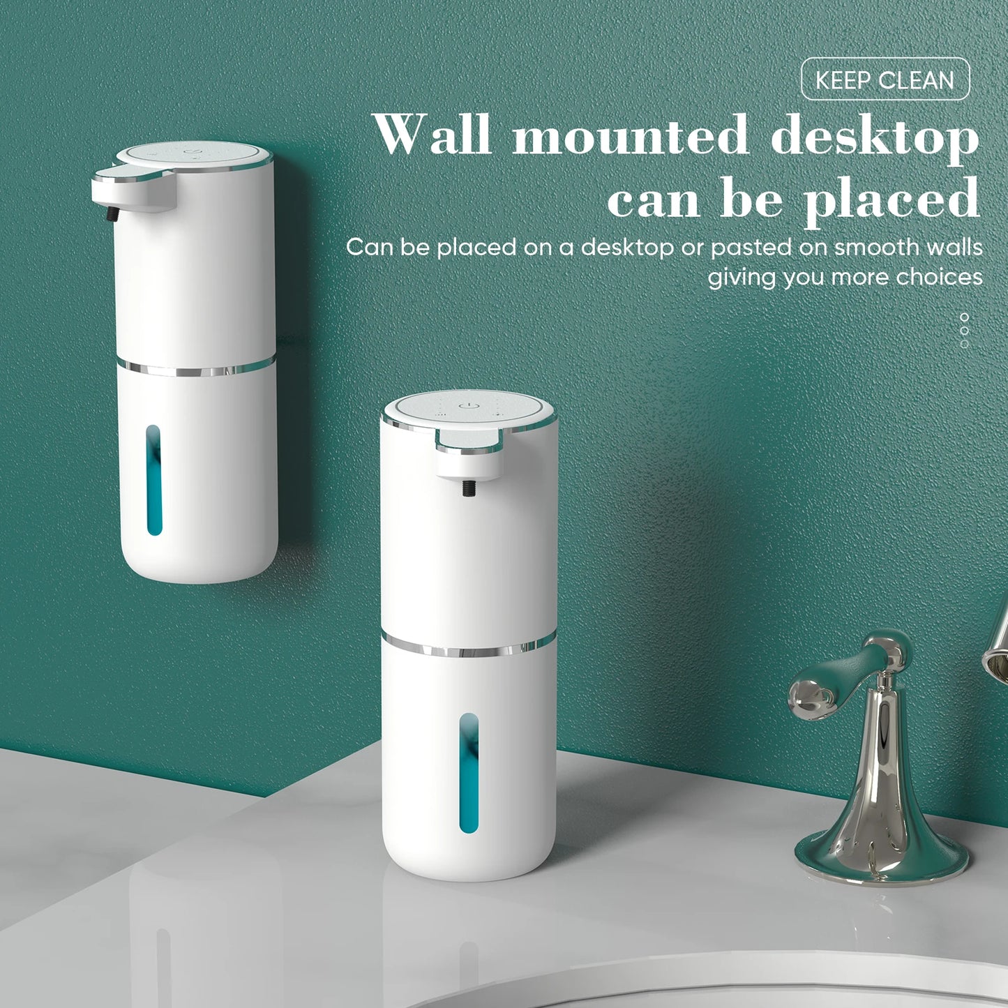 Touchless Soap Dispenser Foam and Liquid Mode for Bathroom Kitchen