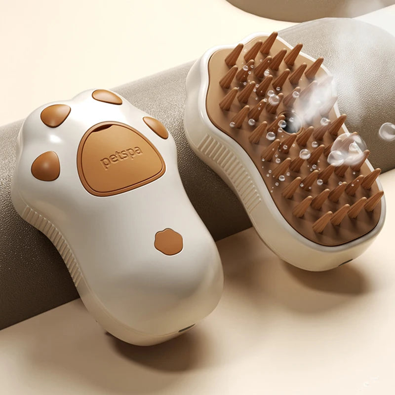 3 in 1 Steamy Pet Brush for Cat/Dog