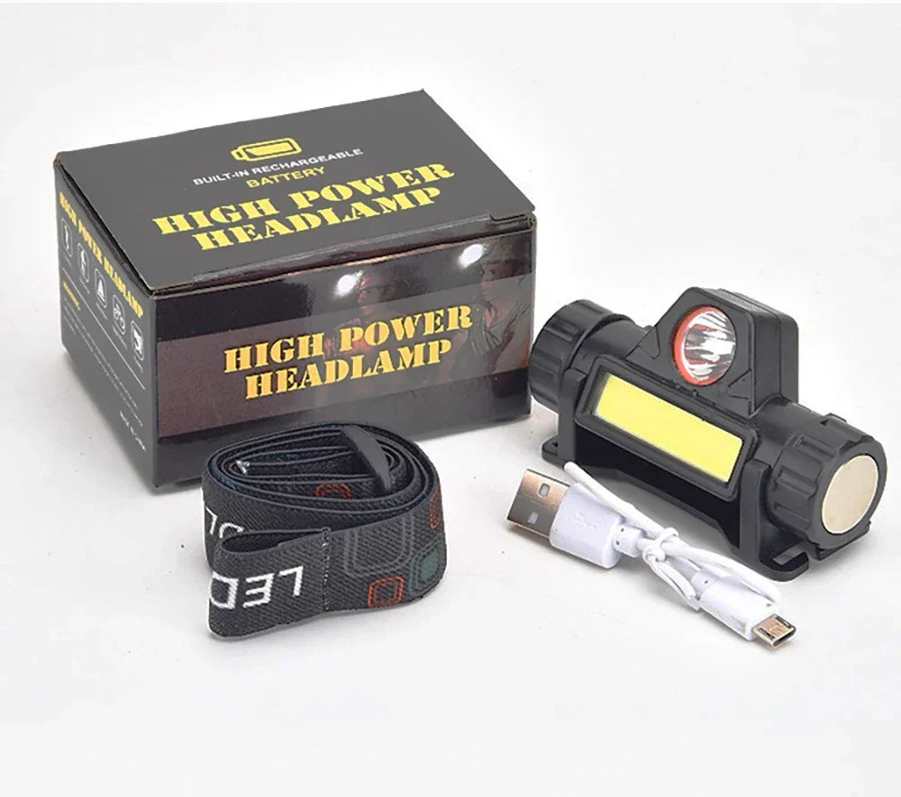 LumosPro Max Rechargeable COB Headlamp