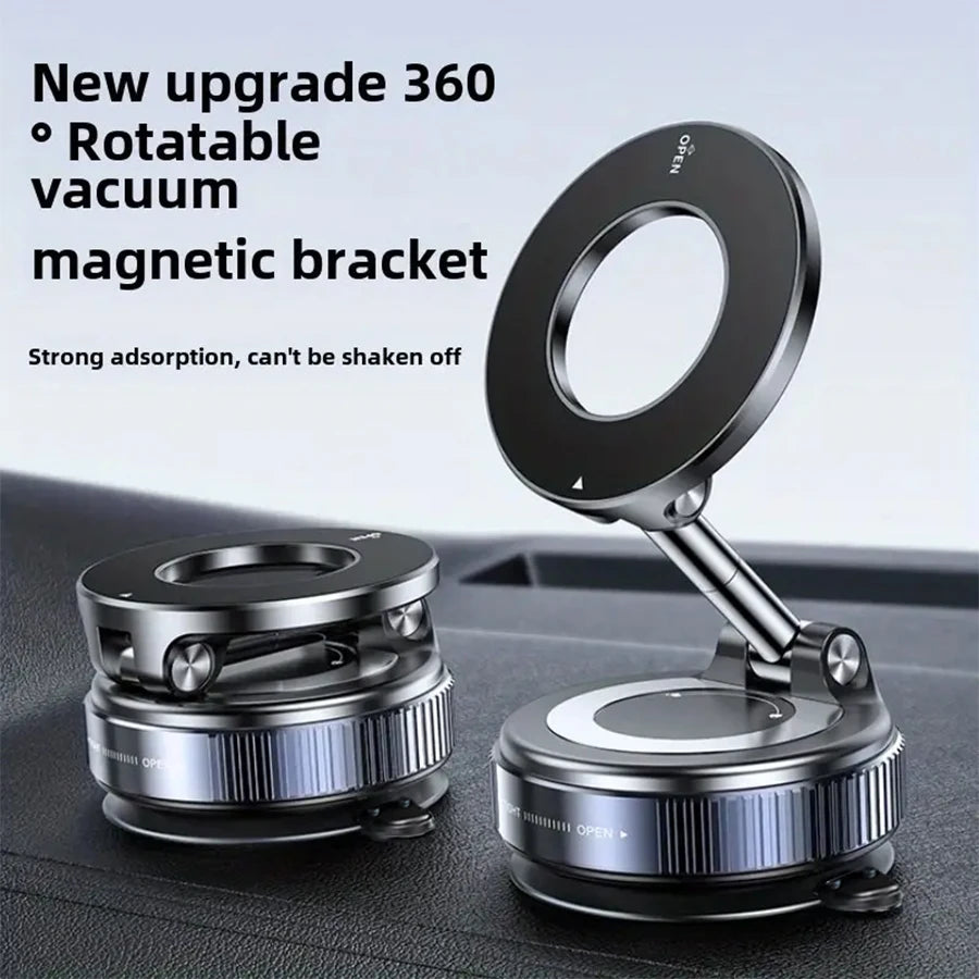 Magnetic Aluminum Alloy Car Phone Holder with 360° Rotation
