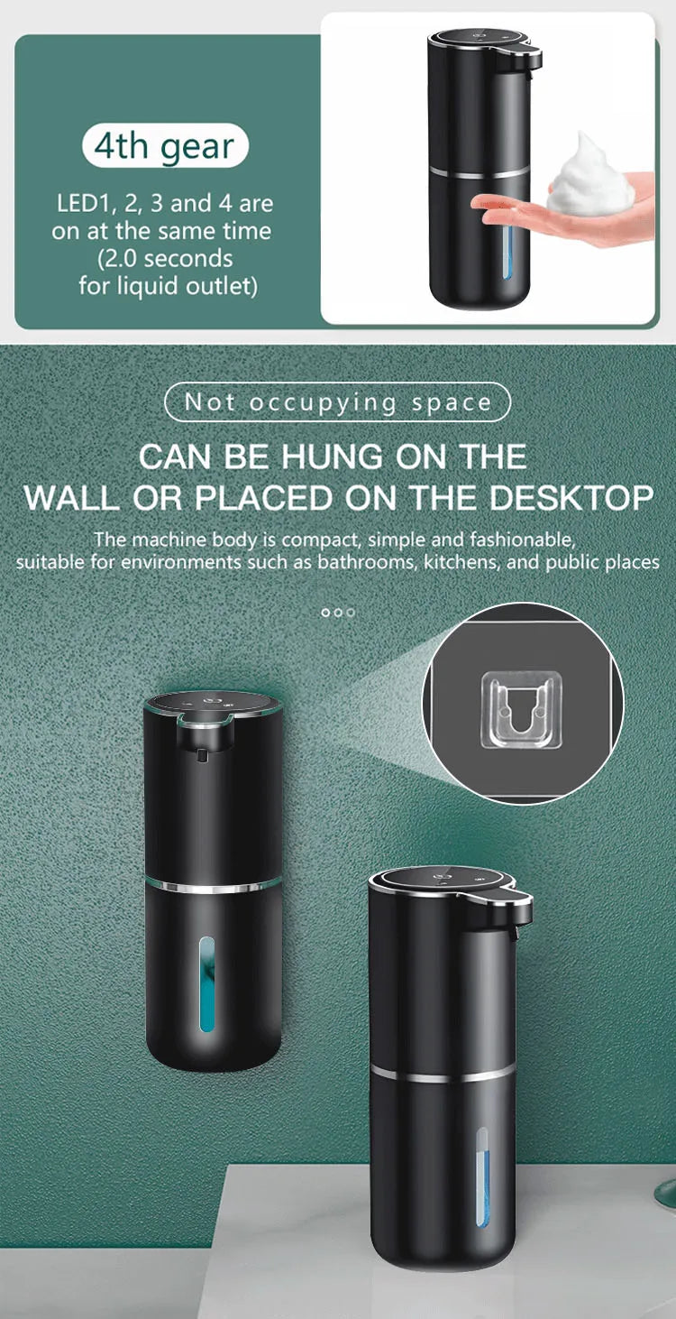 Touchless Soap Dispenser Foam and Liquid Mode for Bathroom Kitchen