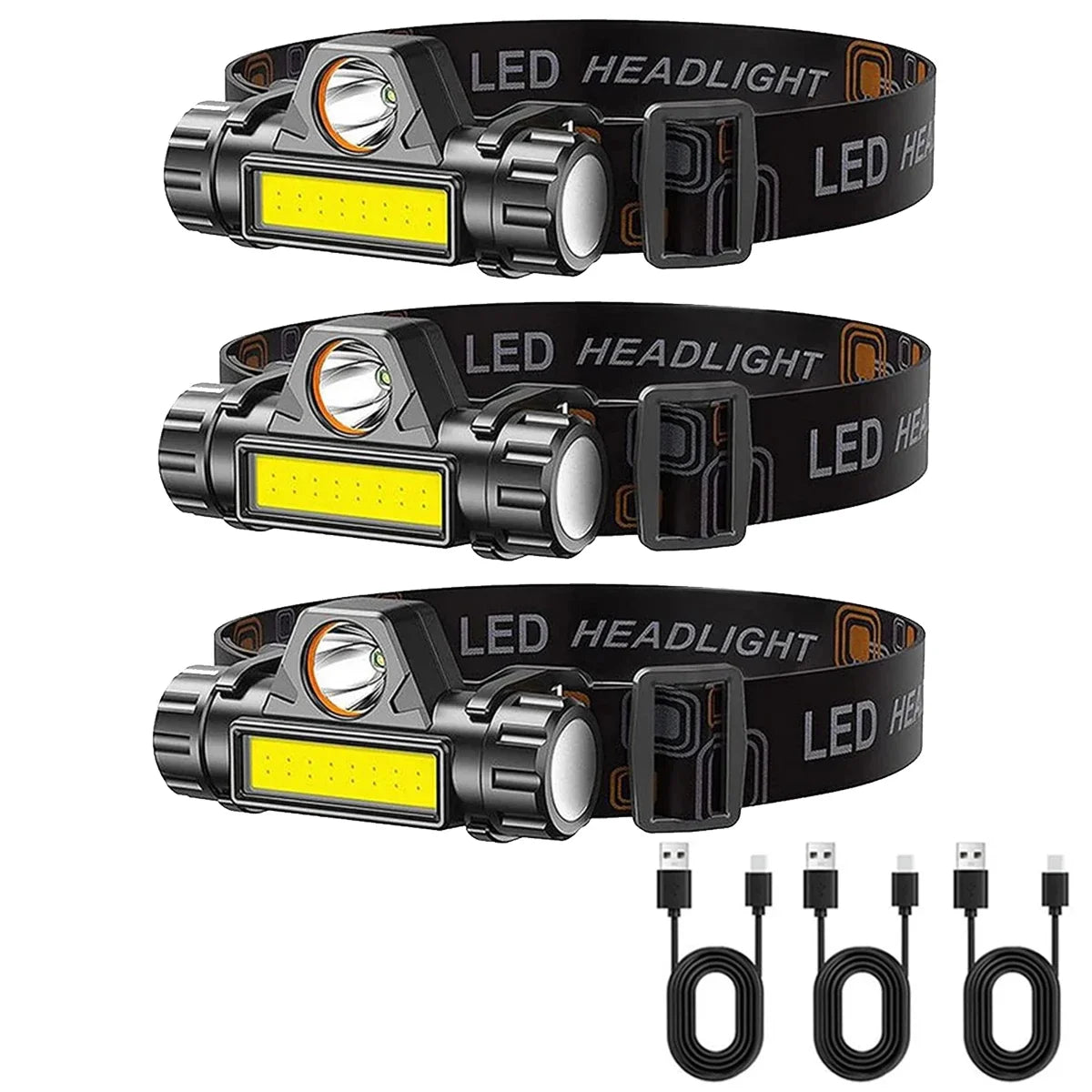 LumosPro Max Rechargeable COB Headlamp
