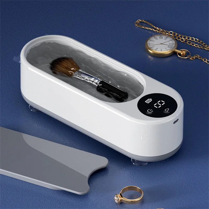 Portable Ultrasonic Cleaner Pod Jewelry, Glasses, Makeup Brushs - 450ml