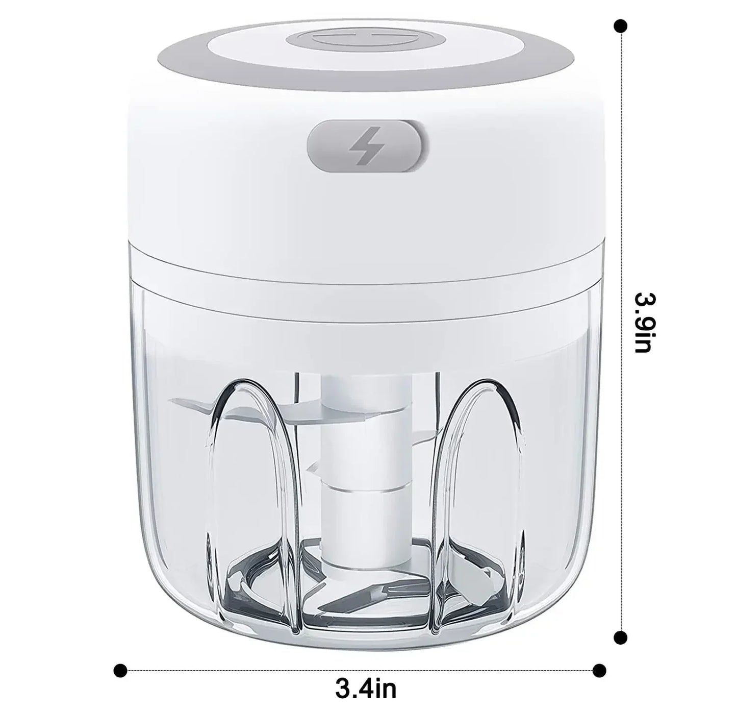 Mini Electric Garlic Chopper USB Charging 100,250,300ML