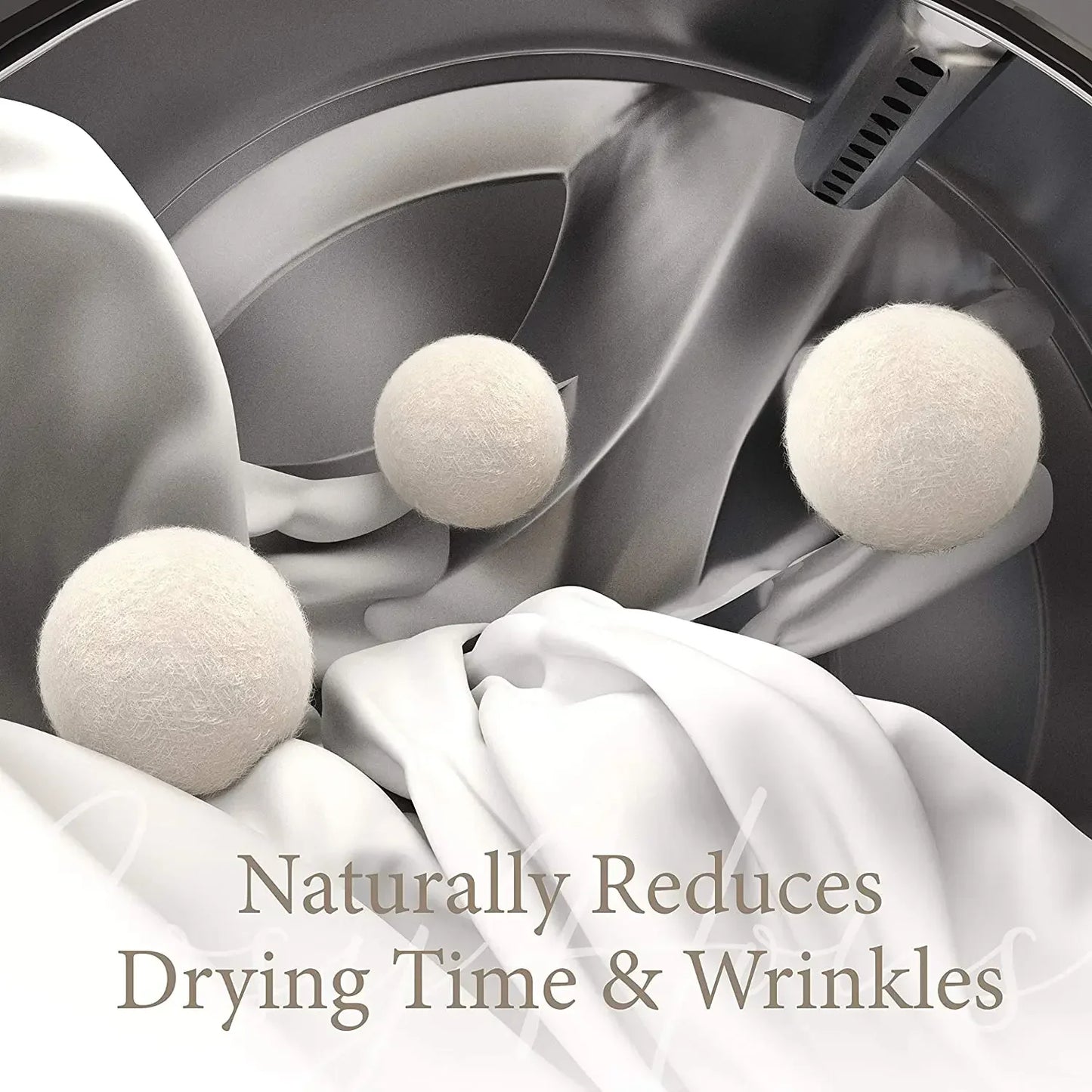 UniQuick Clothes Wool Dryer Balls Laundry For Tumble Dryer Reusable