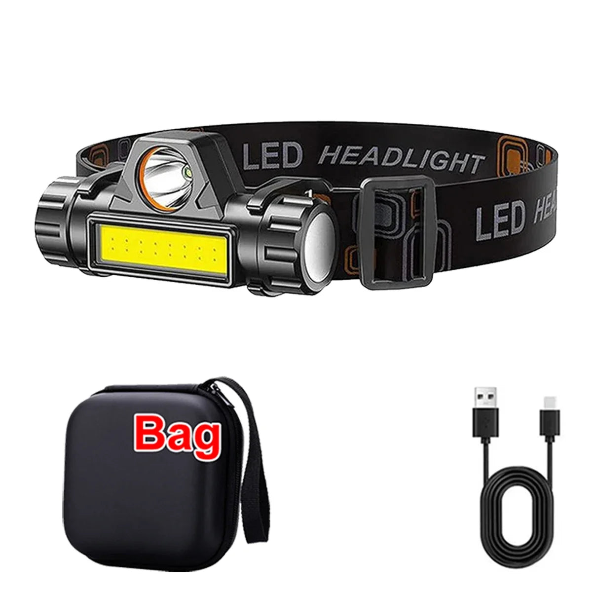 LumosPro Max Rechargeable COB Headlamp