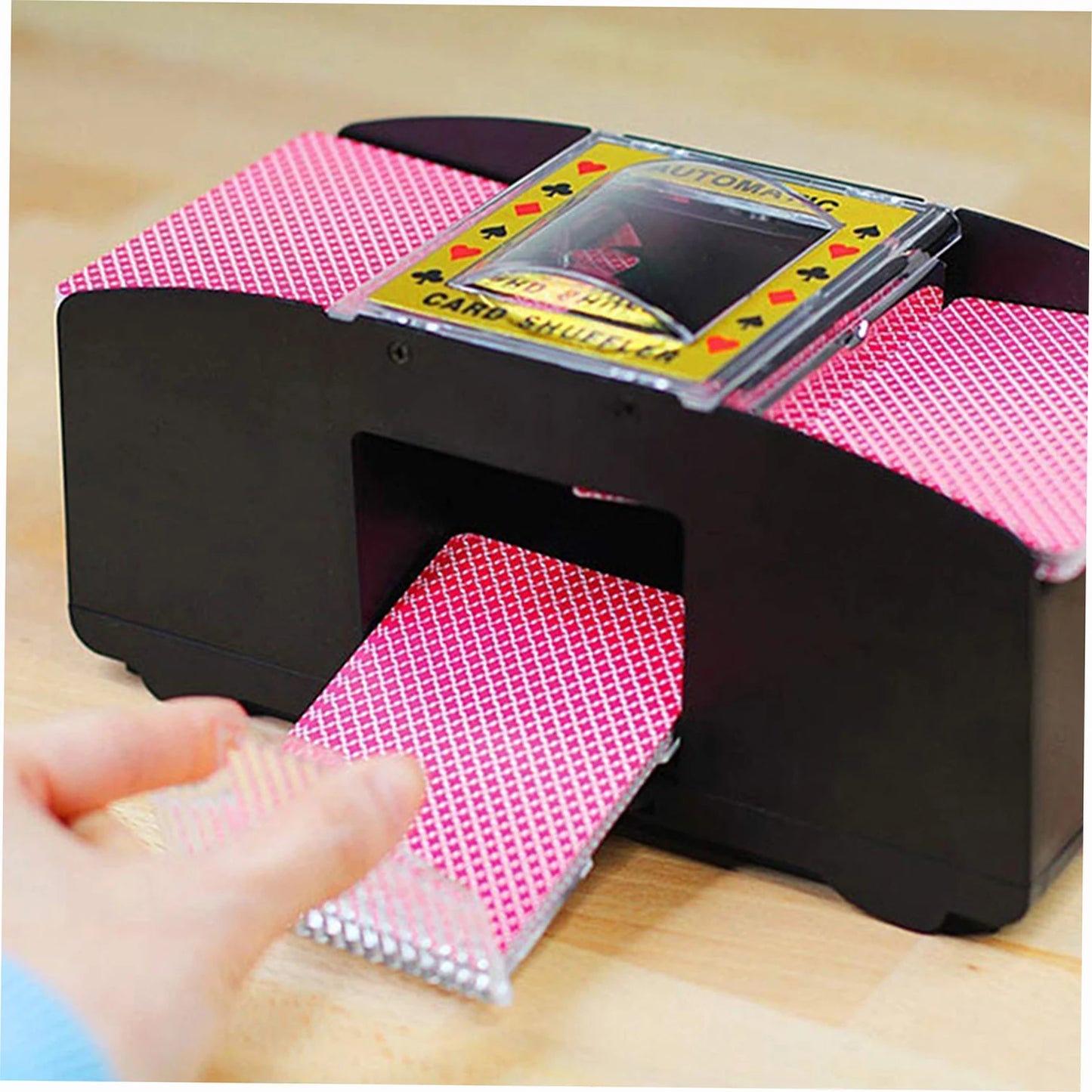 Automatic Playing Card Shuffler for Poker and Other Card Games