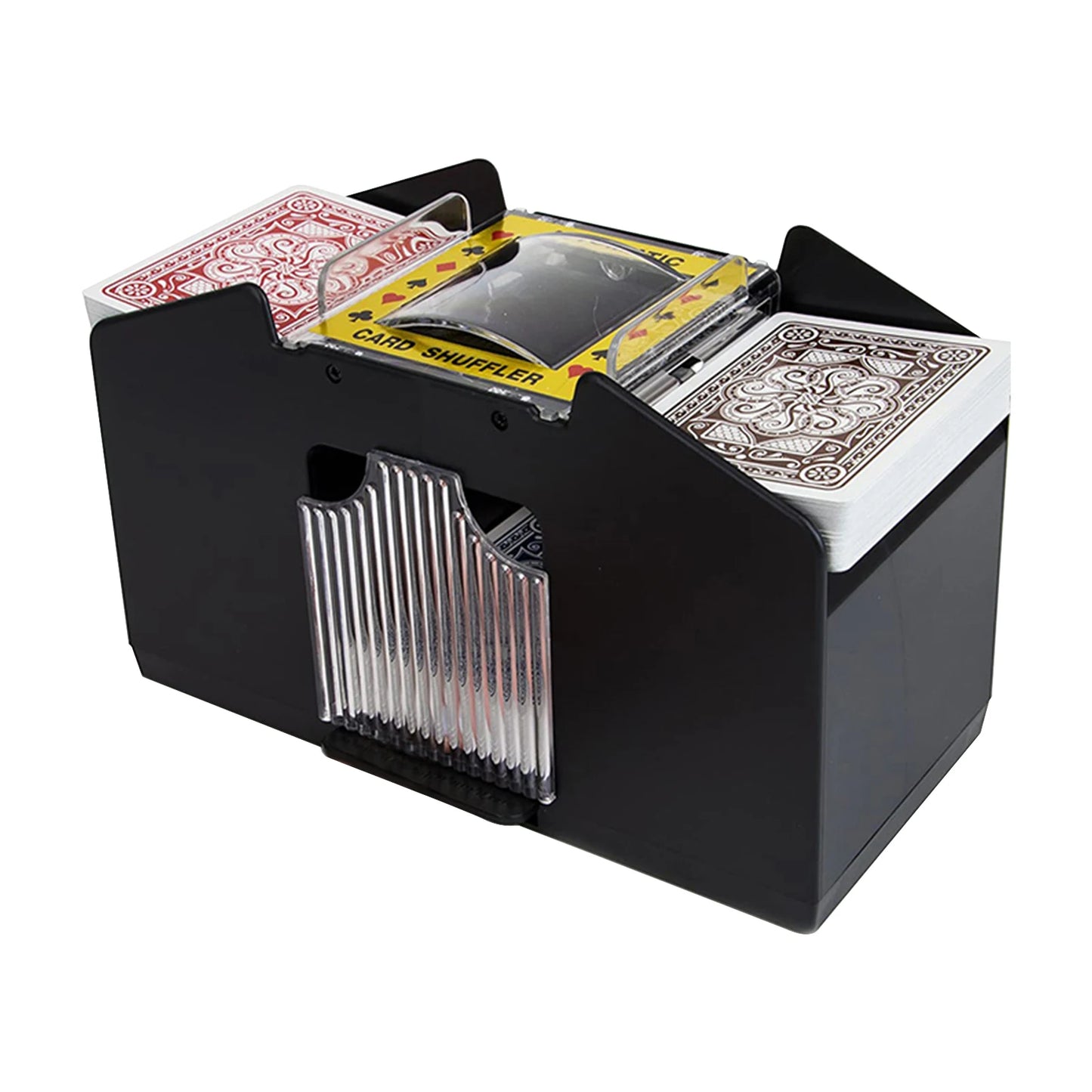 Automatic Playing Card Shuffler for Poker and Other Card Games