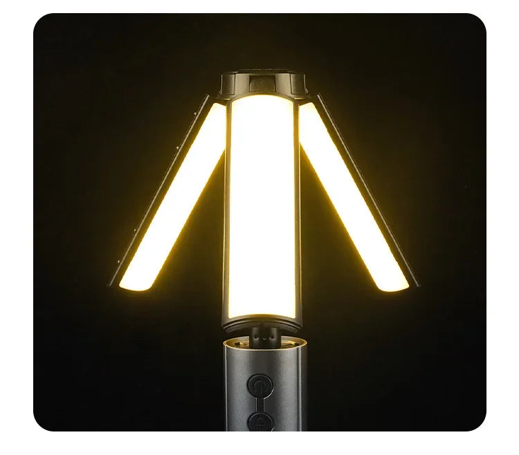 2 in 1 Rechargeable Telescopic Camping Lantern and Flashlight