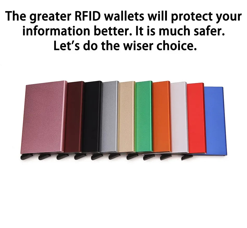 RFID Metal Credit Card Smart Wallet