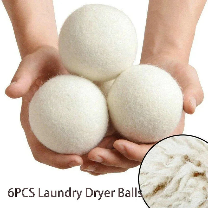 UniQuick Clothes Wool Dryer Balls Laundry For Tumble Dryer Reusable