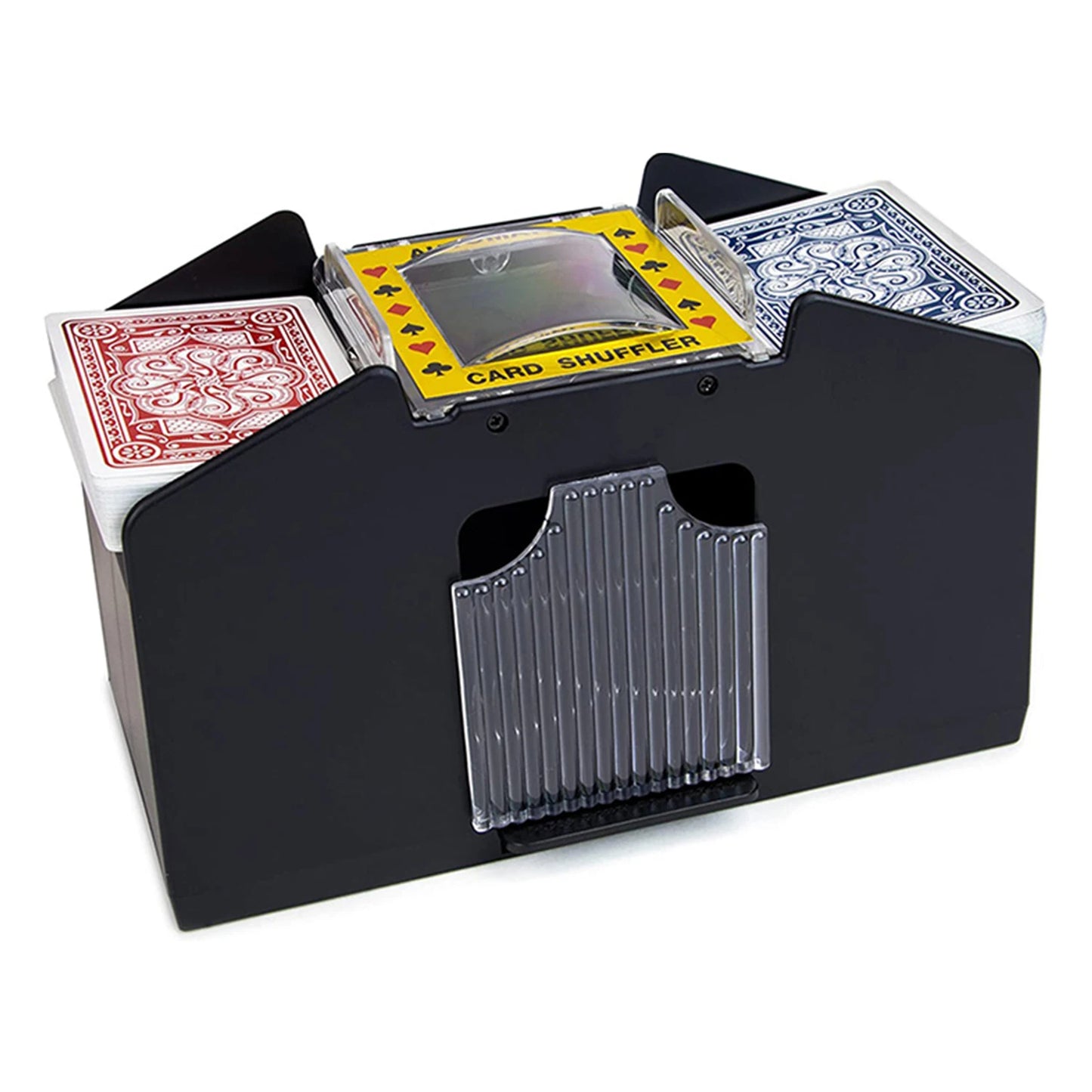 Automatic Playing Card Shuffler for Poker and Other Card Games