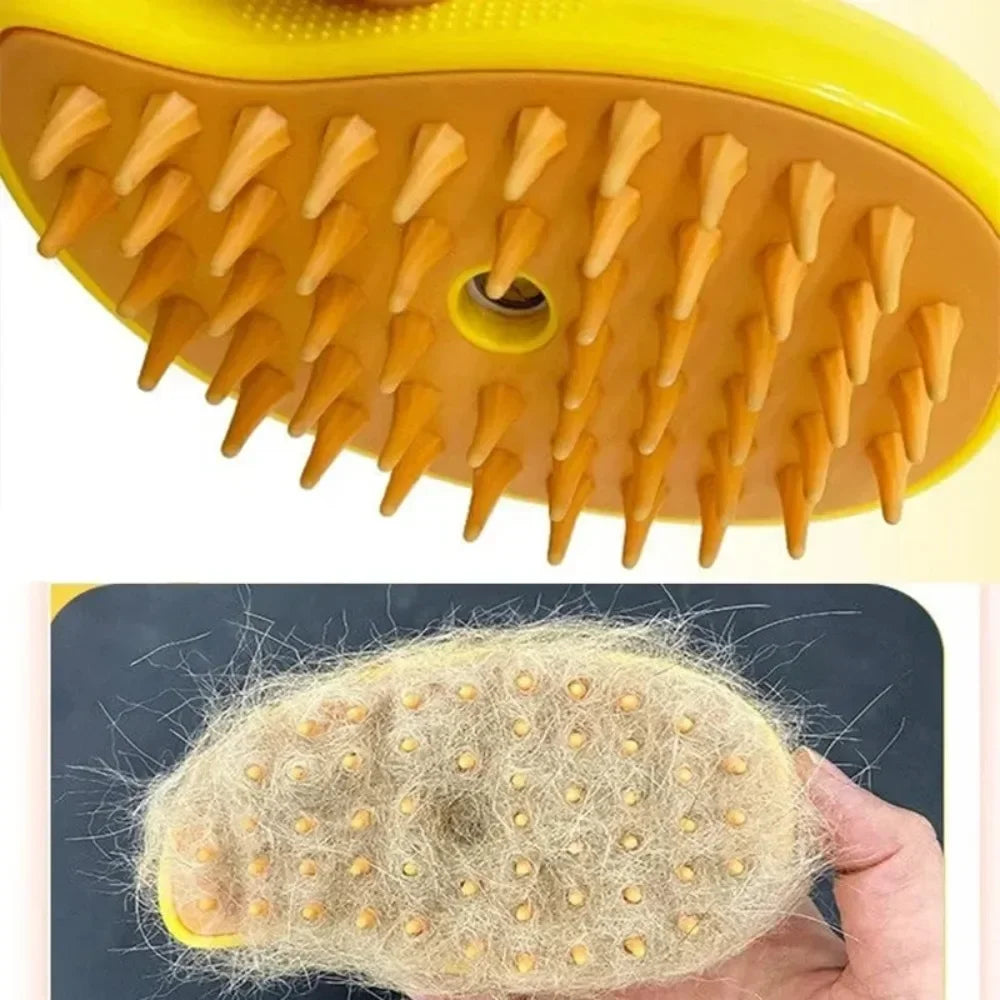 Cat/Dog Steam Silicon Brush For Hair Grooming