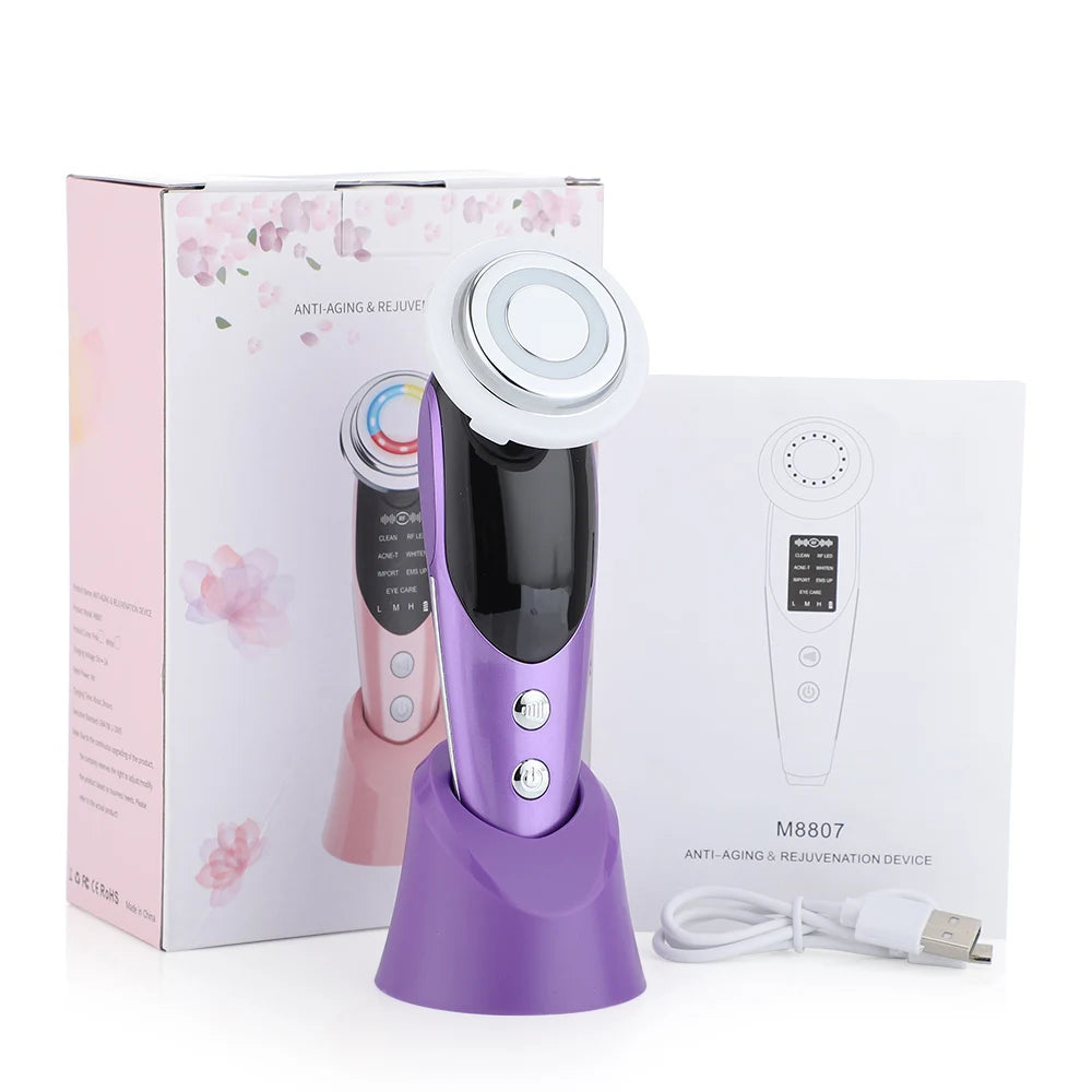 7 in 1 Face Massager for Face Lifting and Skin Rejuvenation