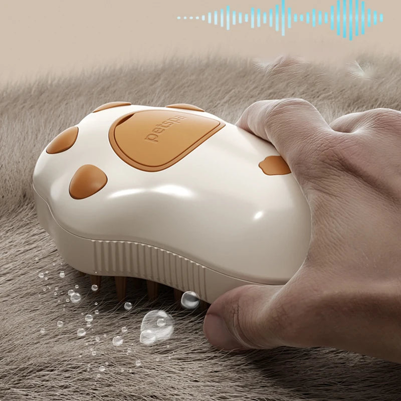 3 in 1 Steamy Pet Brush for Cat/Dog