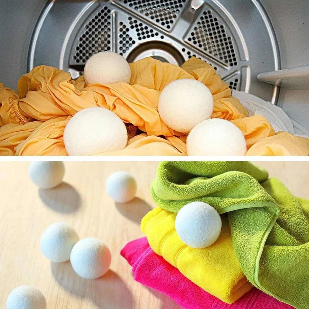 UniQuick Clothes Wool Dryer Balls Laundry For Tumble Dryer Reusable