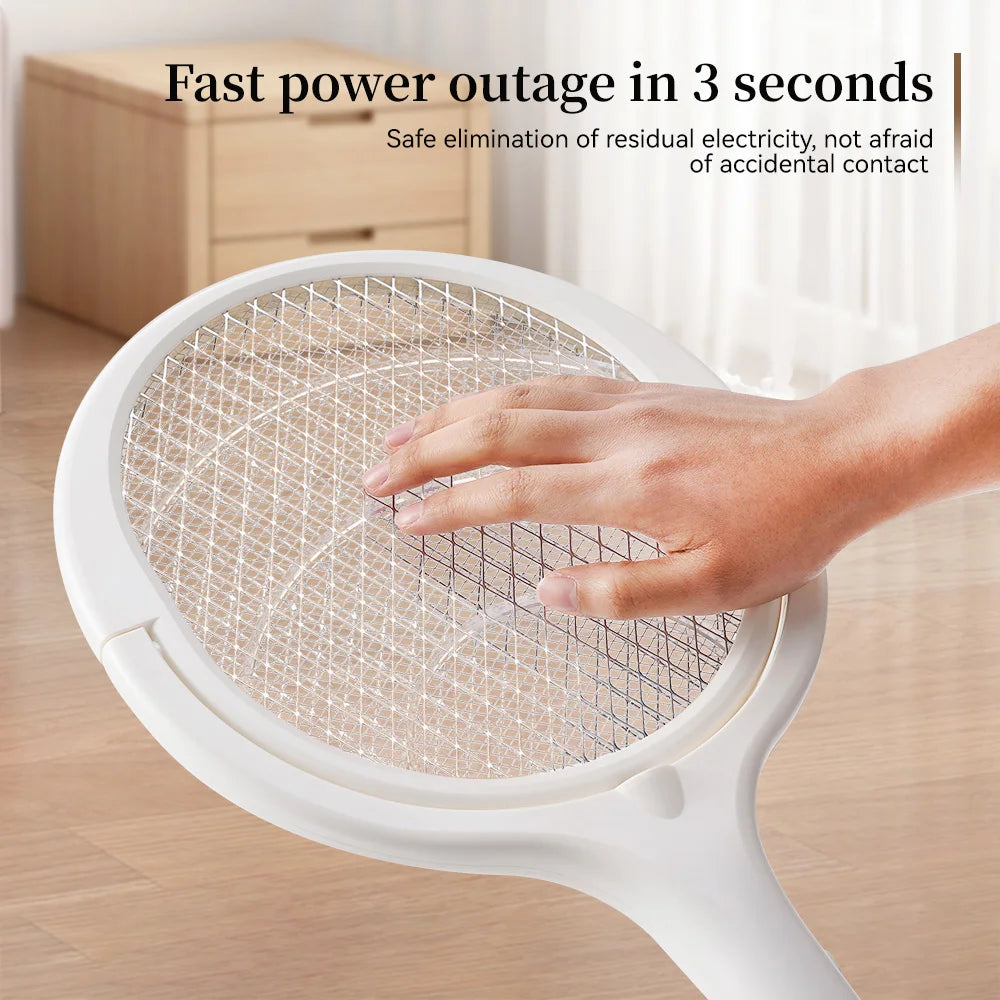 UniQuick Rotating Head Bug Zapper Racket Rechargeable for House Hold