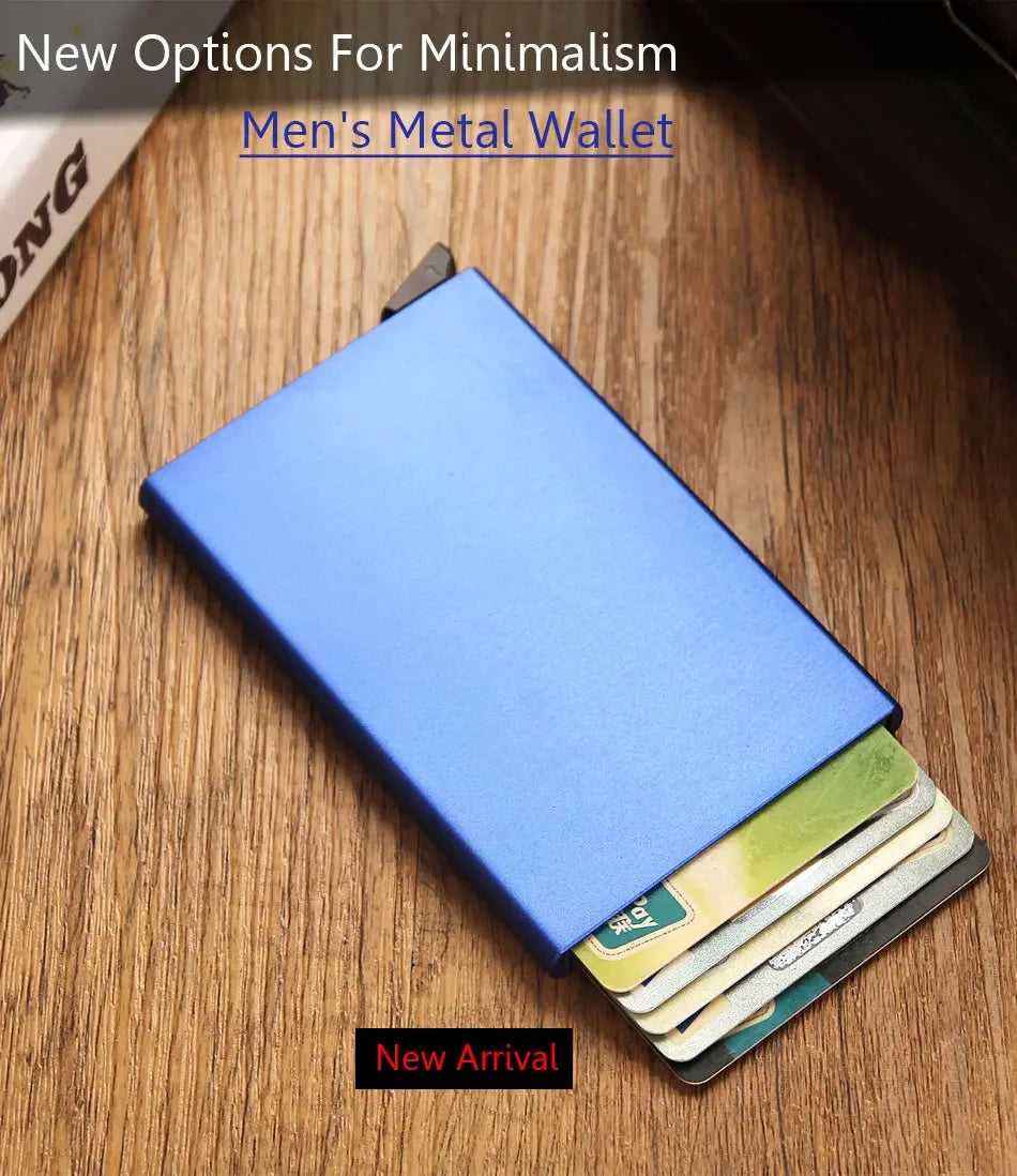 RFID Metal Credit Card Smart Wallet