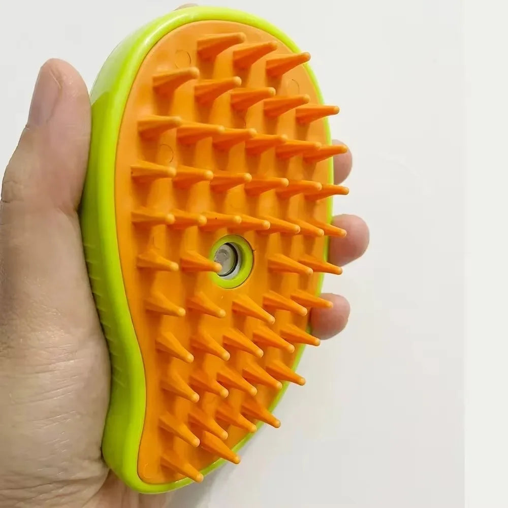 Cat/Dog Steam Silicon Brush For Hair Grooming