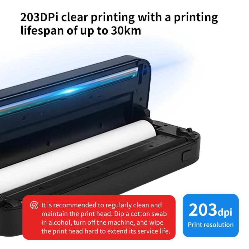 Inkless Portable Printer By TheUniQiuck