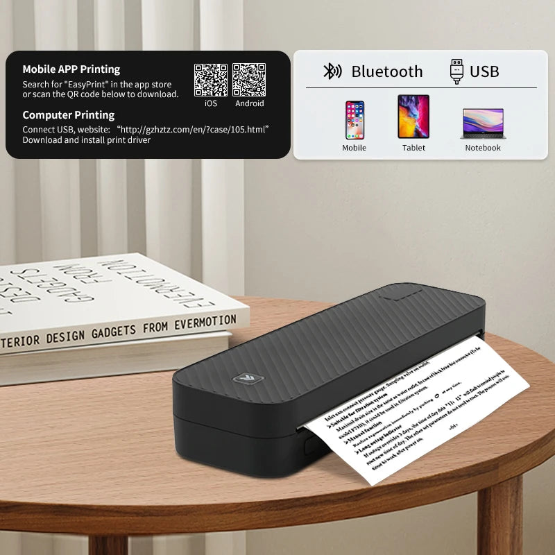 Inkless Portable Printer By TheUniQiuck