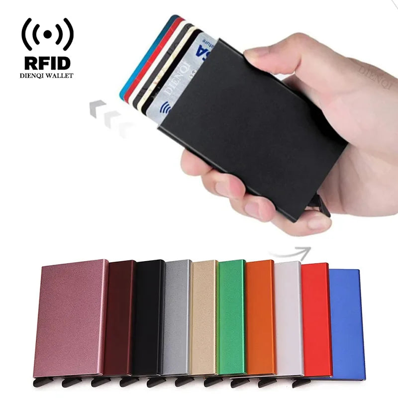 RFID Metal Credit Card Smart Wallet