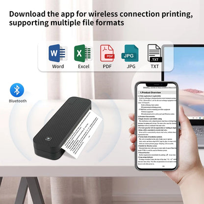 Inkless Portable Printer By TheUniQiuck