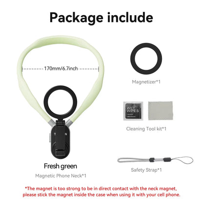 TUQ Silicone Magnetic Quick Release Neck Mount