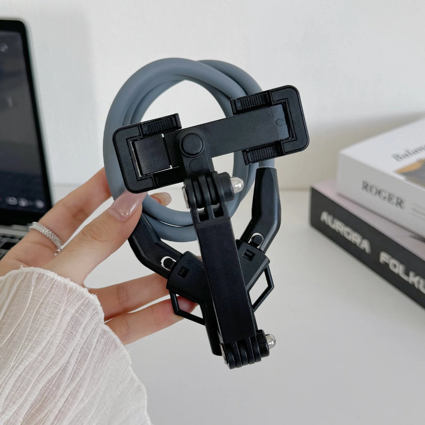TUQ Universal Adjustable Phone Clip Holder With Chest Strap