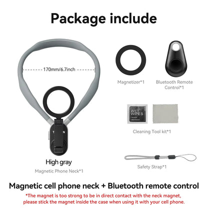 TUQ Silicone Magnetic Quick Release Neck Mount