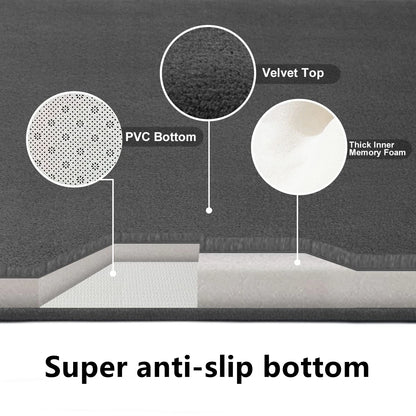 3D Anti Slip Bathroom Mat Machine Washable Quick Drying