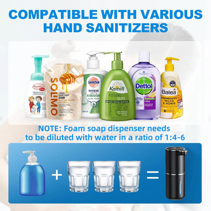 Touchless Soap Dispenser Foam and Liquid Mode for Bathroom Kitchen