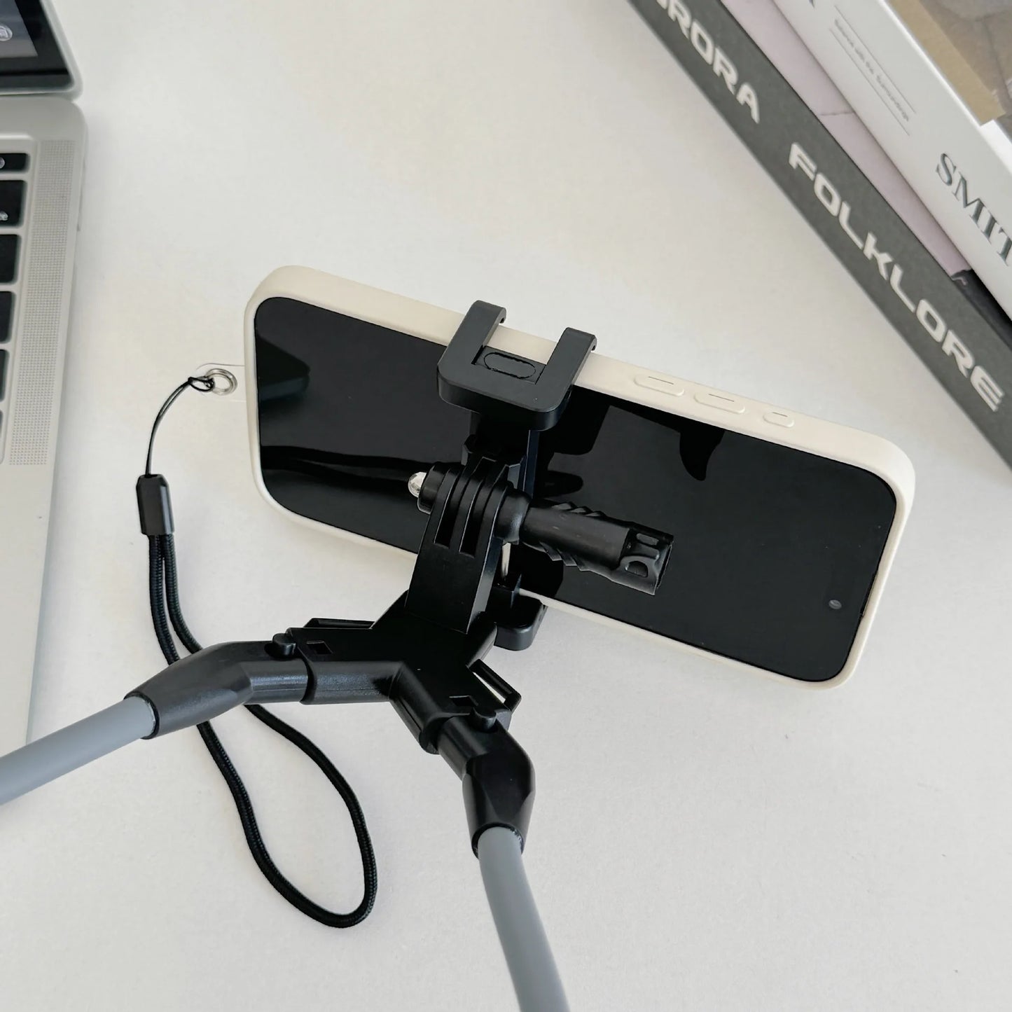 TUQ Universal Adjustable Phone Clip Holder With Chest Strap