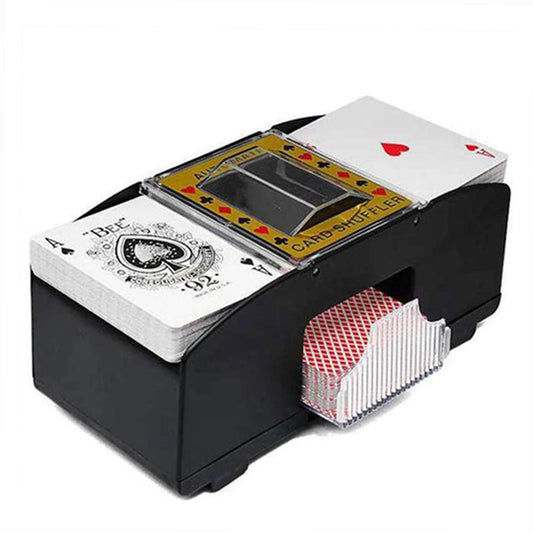 Automatic Playing Card Shuffler for Poker and Other Card Games
