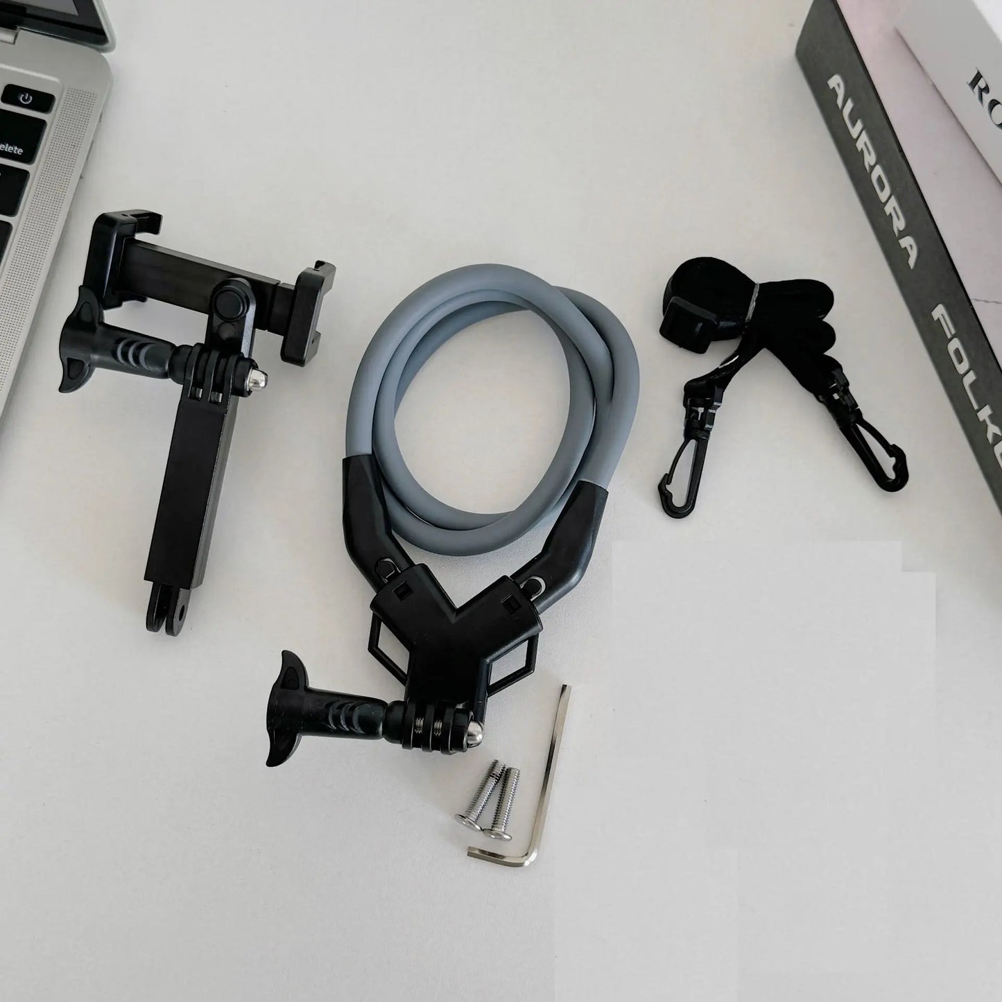 TUQ Universal Adjustable Phone Clip Holder With Chest Strap