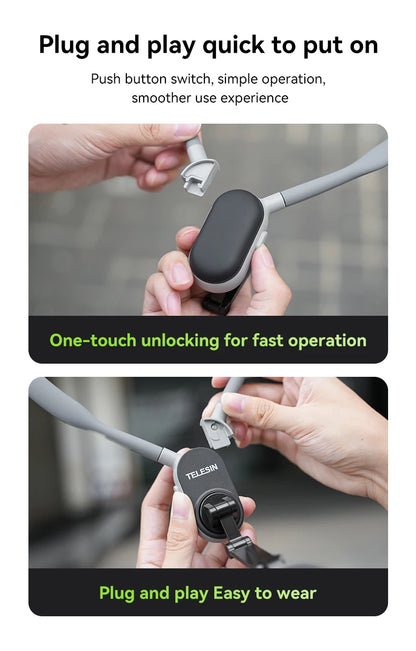 TUQ Silicone Magnetic Quick Release Neck Mount