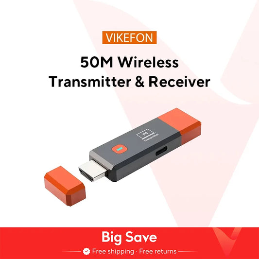 Wireless HDMI Video Transmitter and Receiver For PC Laptop To Projector Monitor
