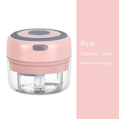 Mini Electric Garlic Chopper USB Charging 100,250,300ML