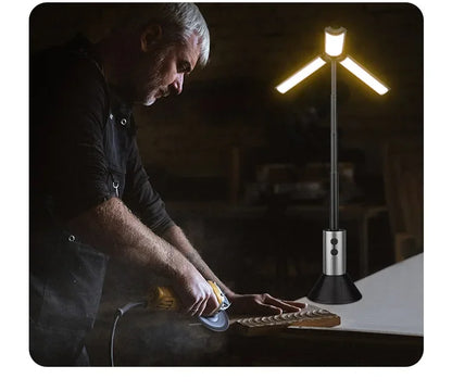 2 in 1 Rechargeable Telescopic Camping Lantern and Flashlight