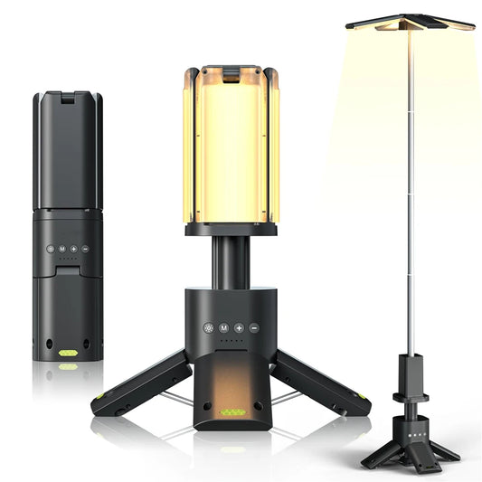 Rechargeable Outdoor Hiking/Fishing Tent Lamp 6000 LM,14000mAh