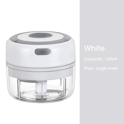 Mini Electric Garlic Chopper USB Charging 100,250,300ML