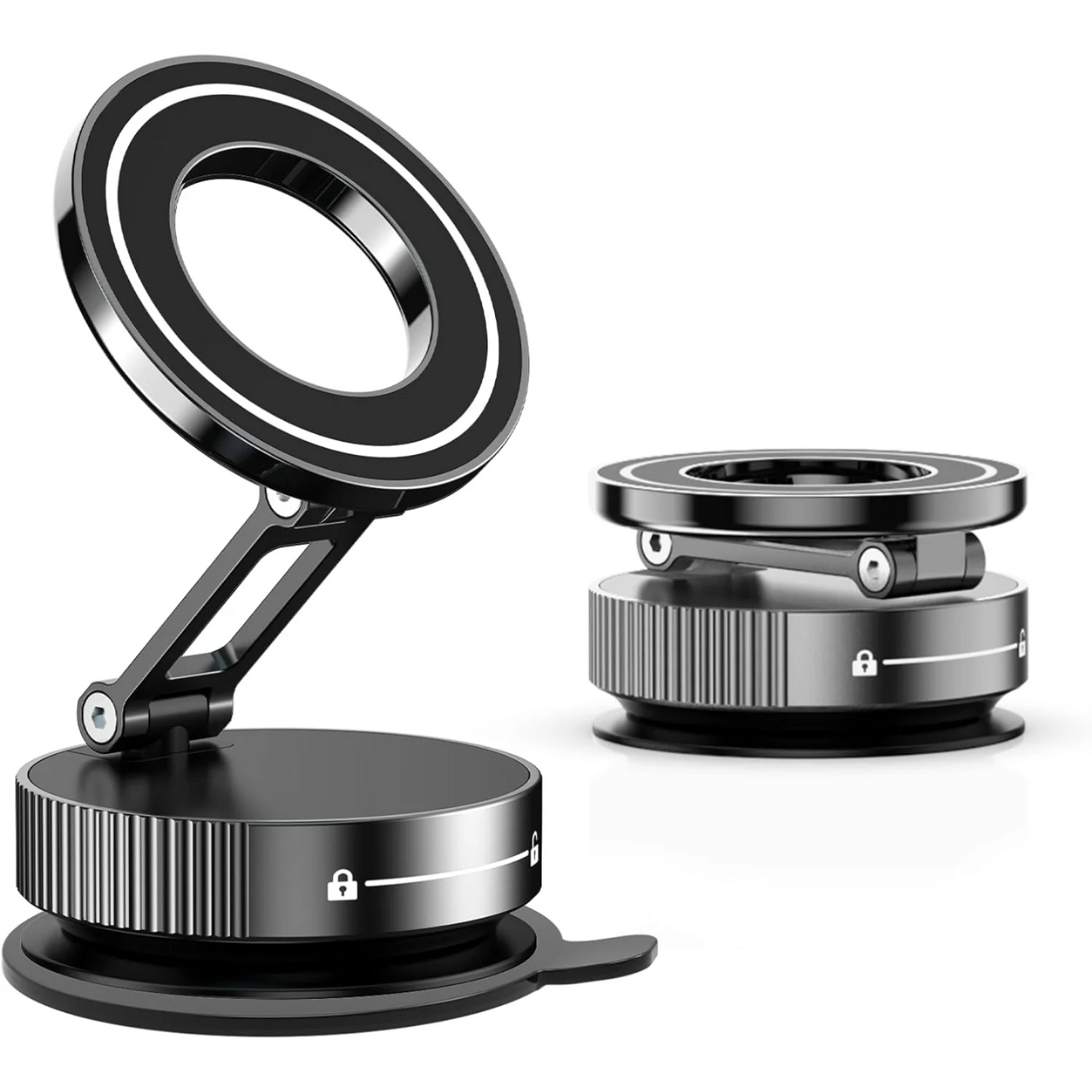 Magnetic Aluminum Alloy Car Phone Holder with 360° Rotation