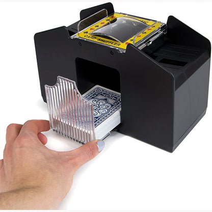 Automatic Playing Card Shuffler for Poker and Other Card Games